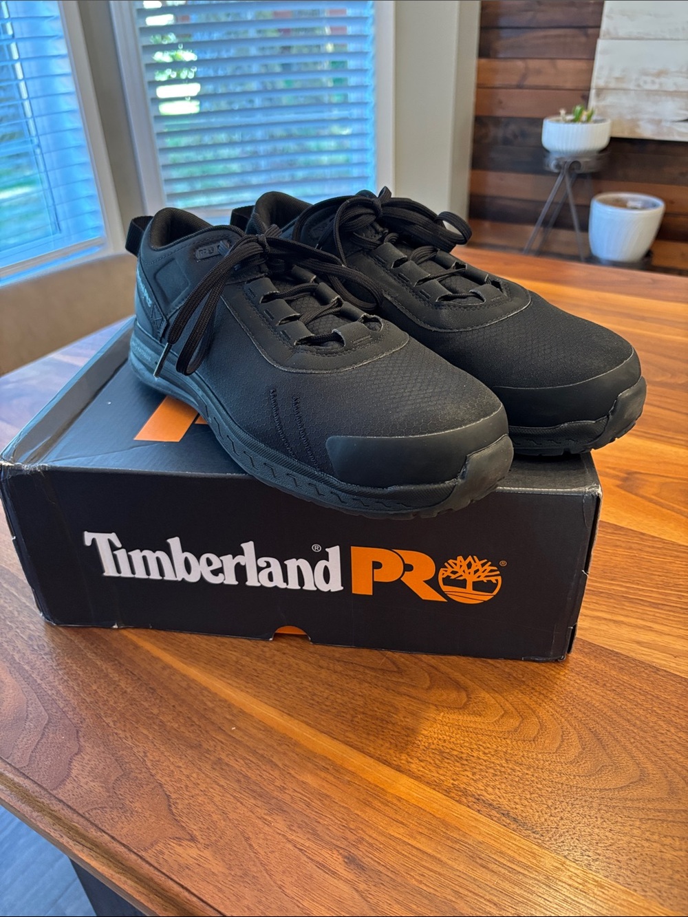 NEW Timberland PRO Overdrive Composite Safety Toe Men's Shoes Black Size 10
